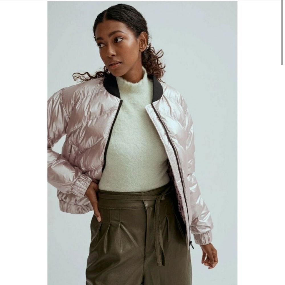 Noize Pink Bomber Jacket